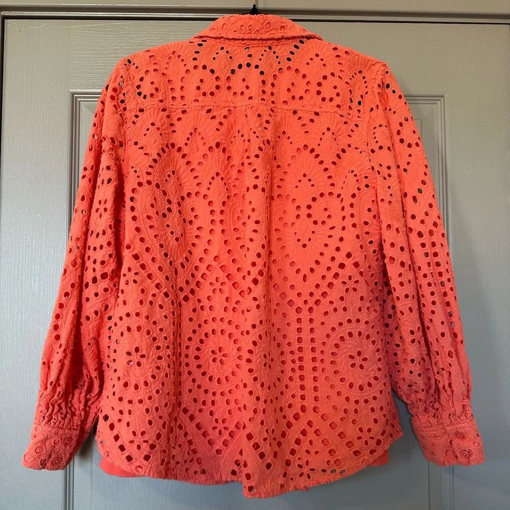 Chico’s Eyelet Button-Front Top + Matching Tank Set